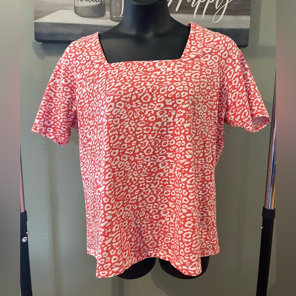 Jessica London Square Neck Tshirt-1X